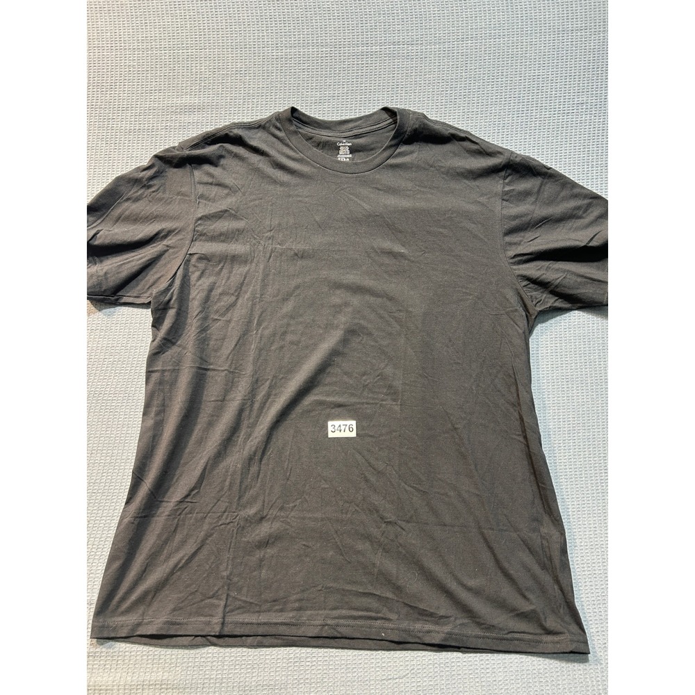 Calvin Klein  Short-Sleeve Crew-neck T-shirt Womens Sz 1X Black
